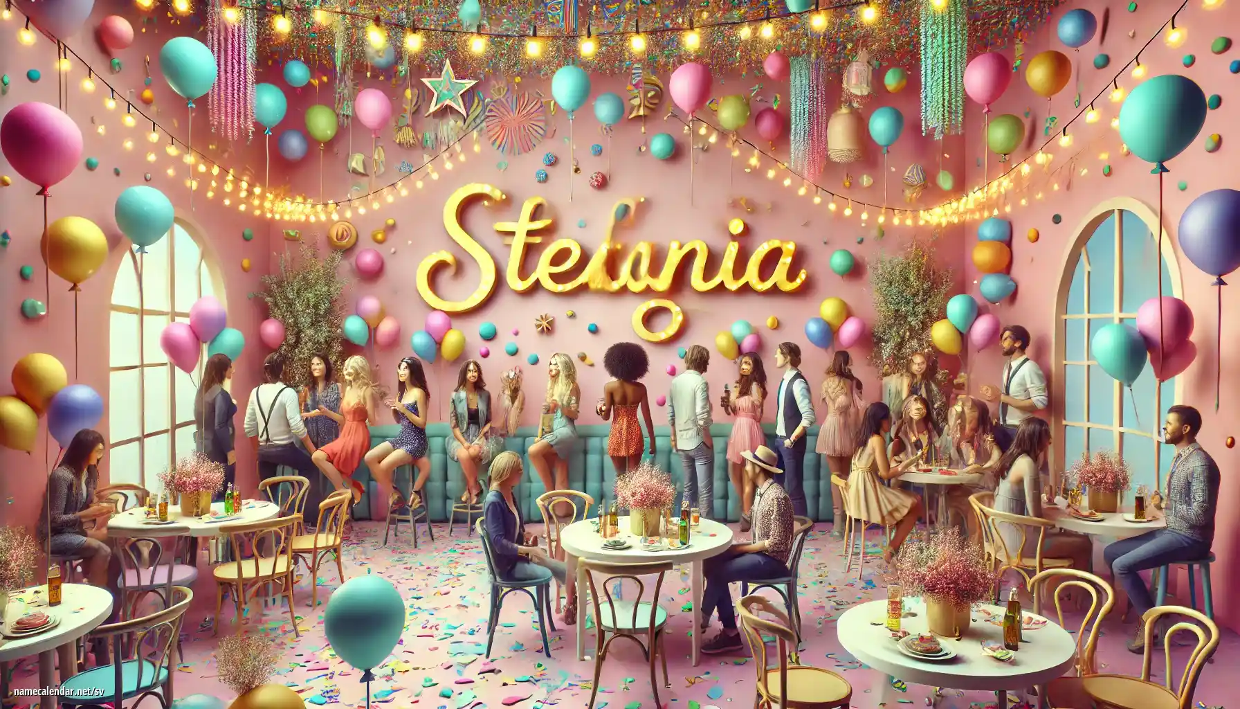 Firande av namnsdag och namn - Stefania