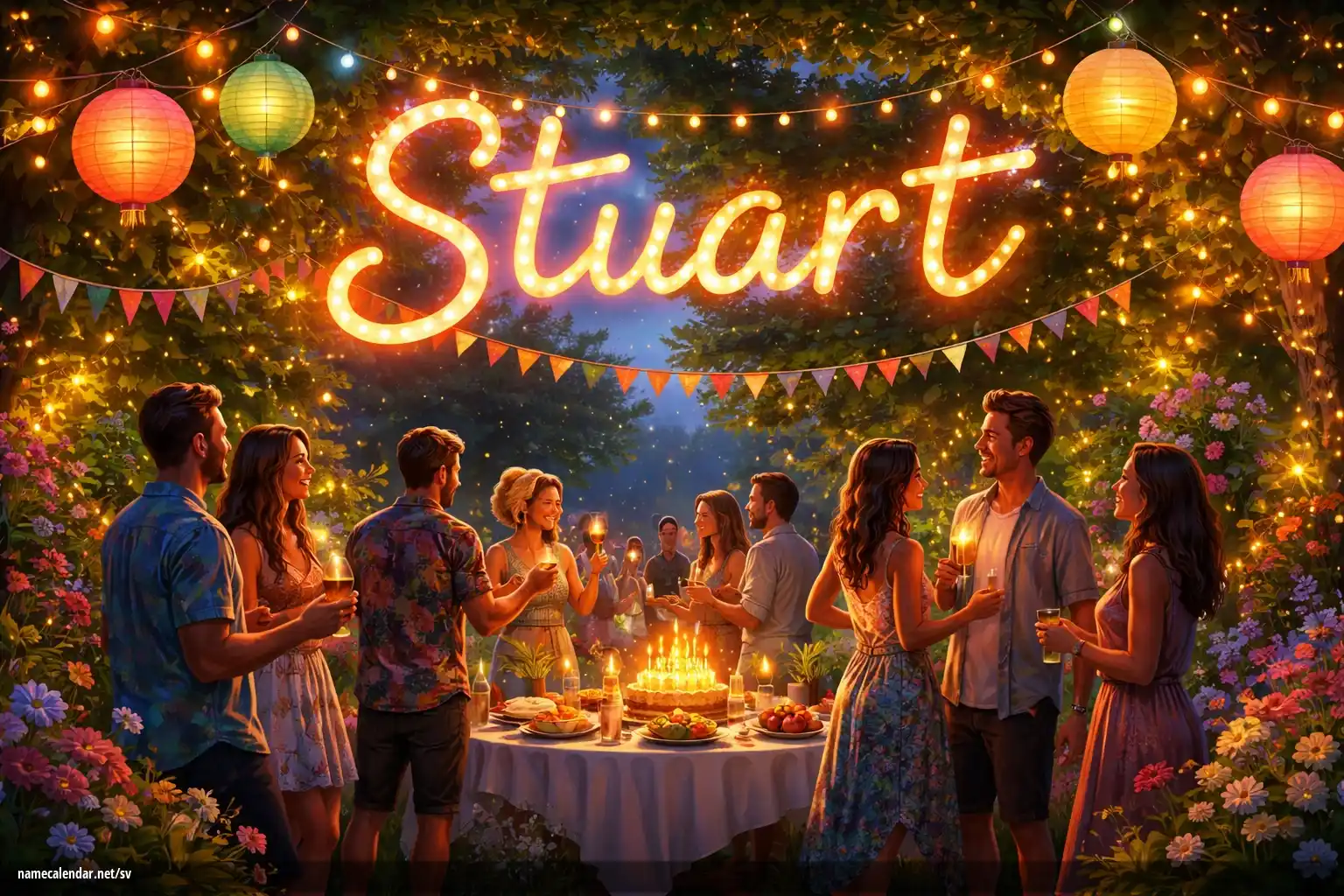 Firande av namnsdag och namn - Stuart