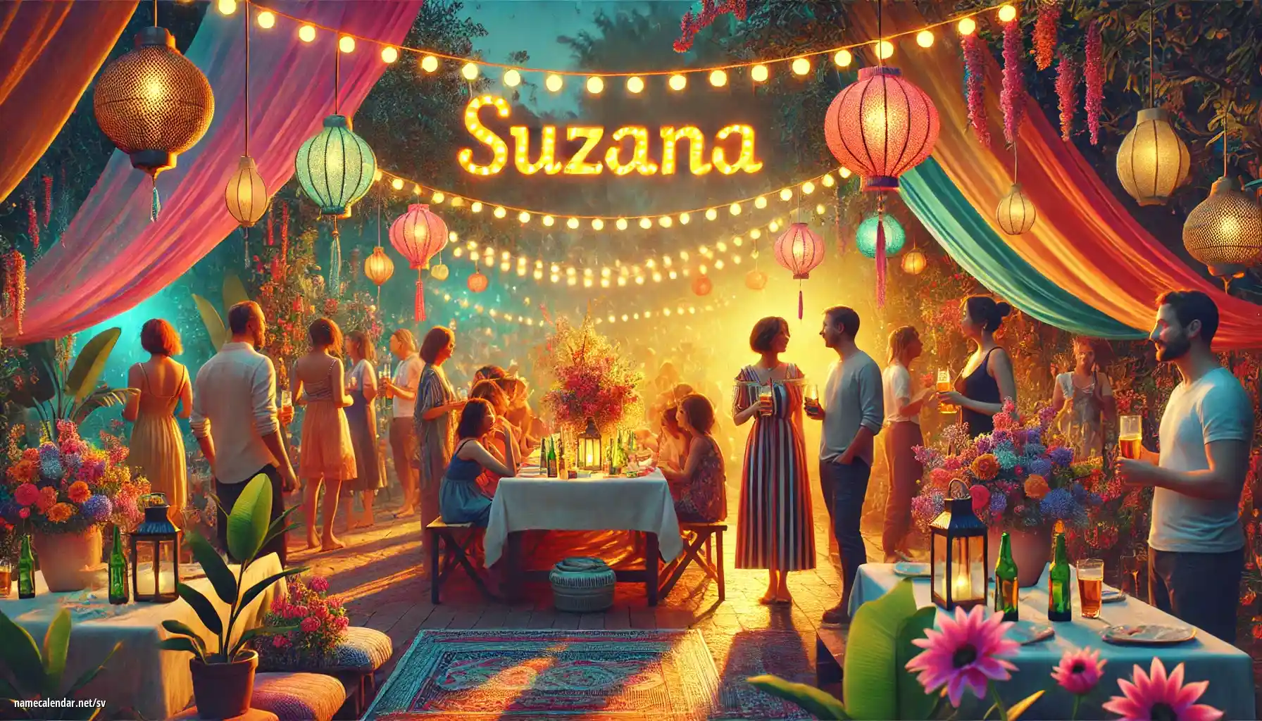 Firande av namnsdag och namn - Suzana