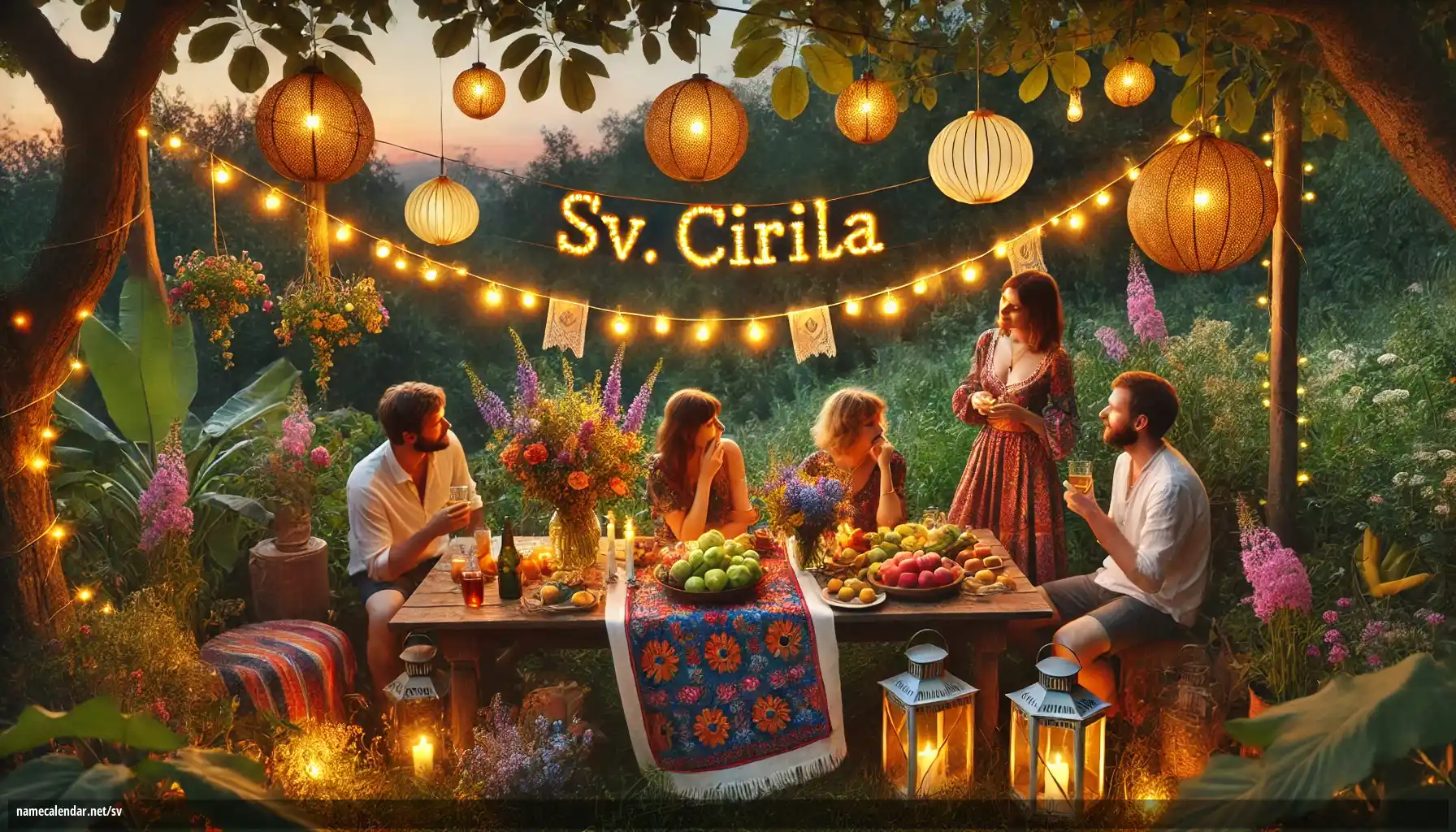 Firande av namnsdag och namn - Sv. Cirila