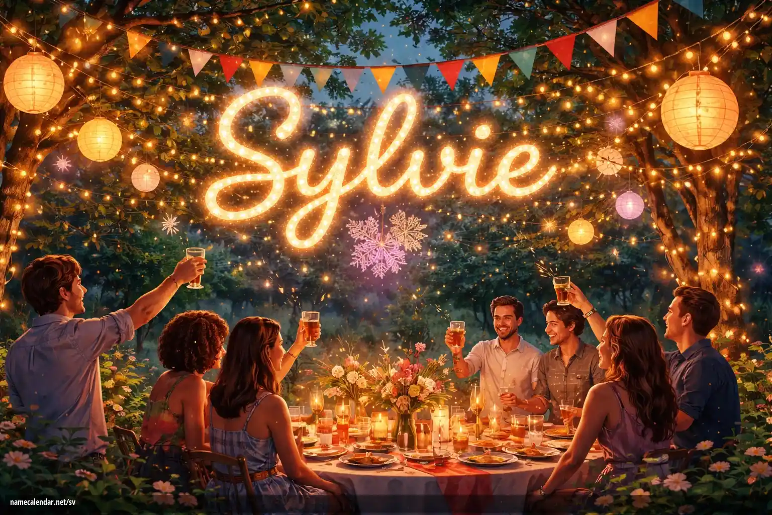 Firande av namnsdag och namn - Sylvie