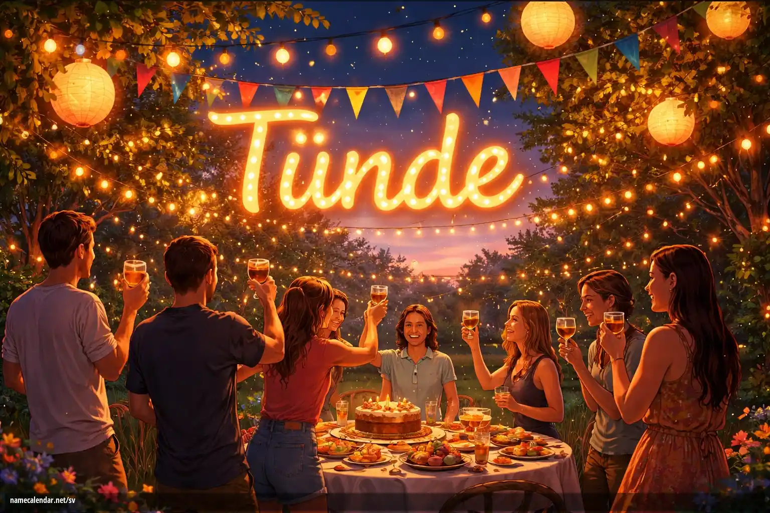 Firande av namnsdag och namn - Tünde