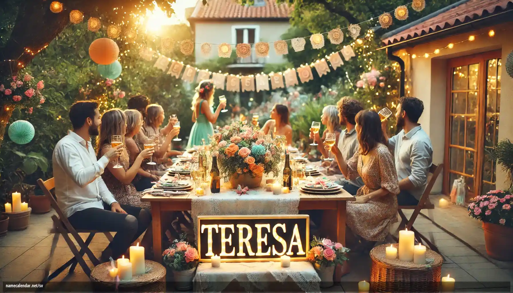 Firande av namnsdag och namn - Teresa