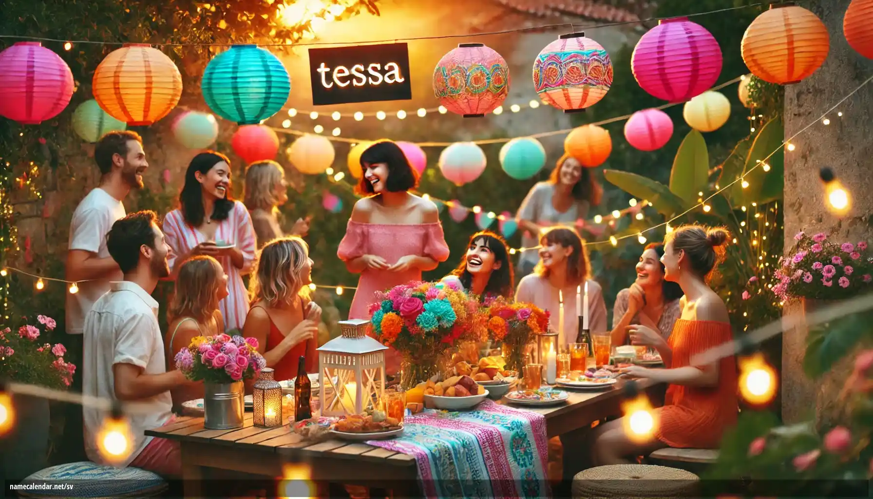 Firande av namnsdag och namn - Tessa