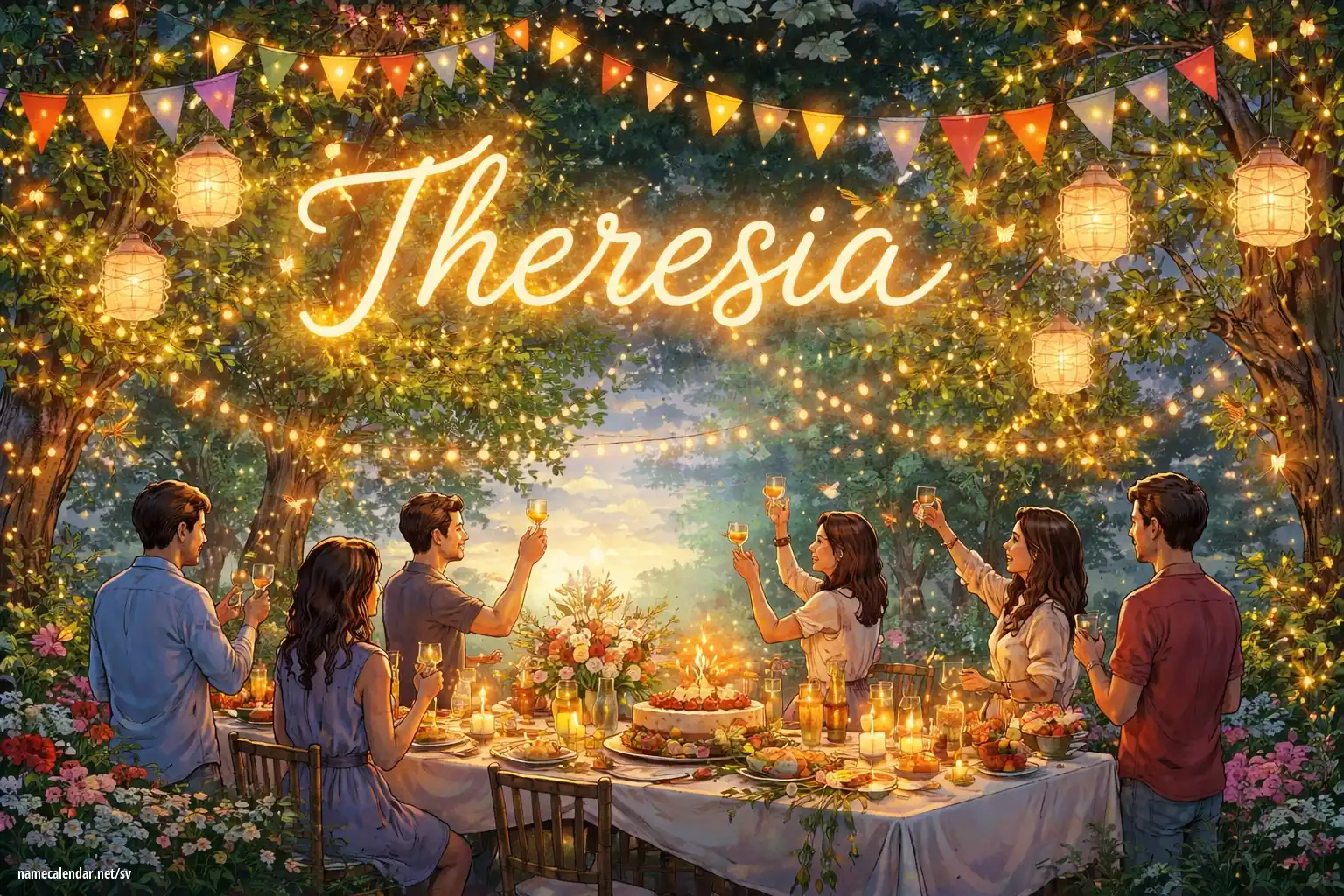 Firande av namnsdag och namn - Theresia