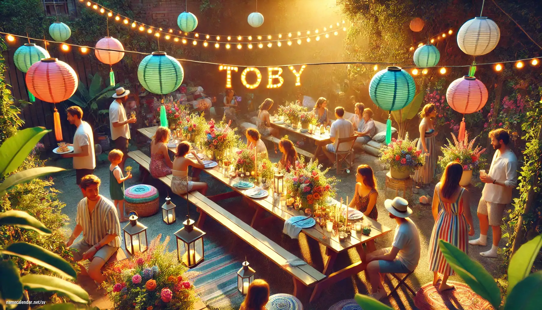 Firande av namnsdag och namn - Toby