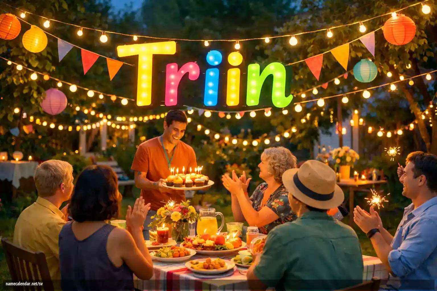 Firande av namnsdag och namn - Triin