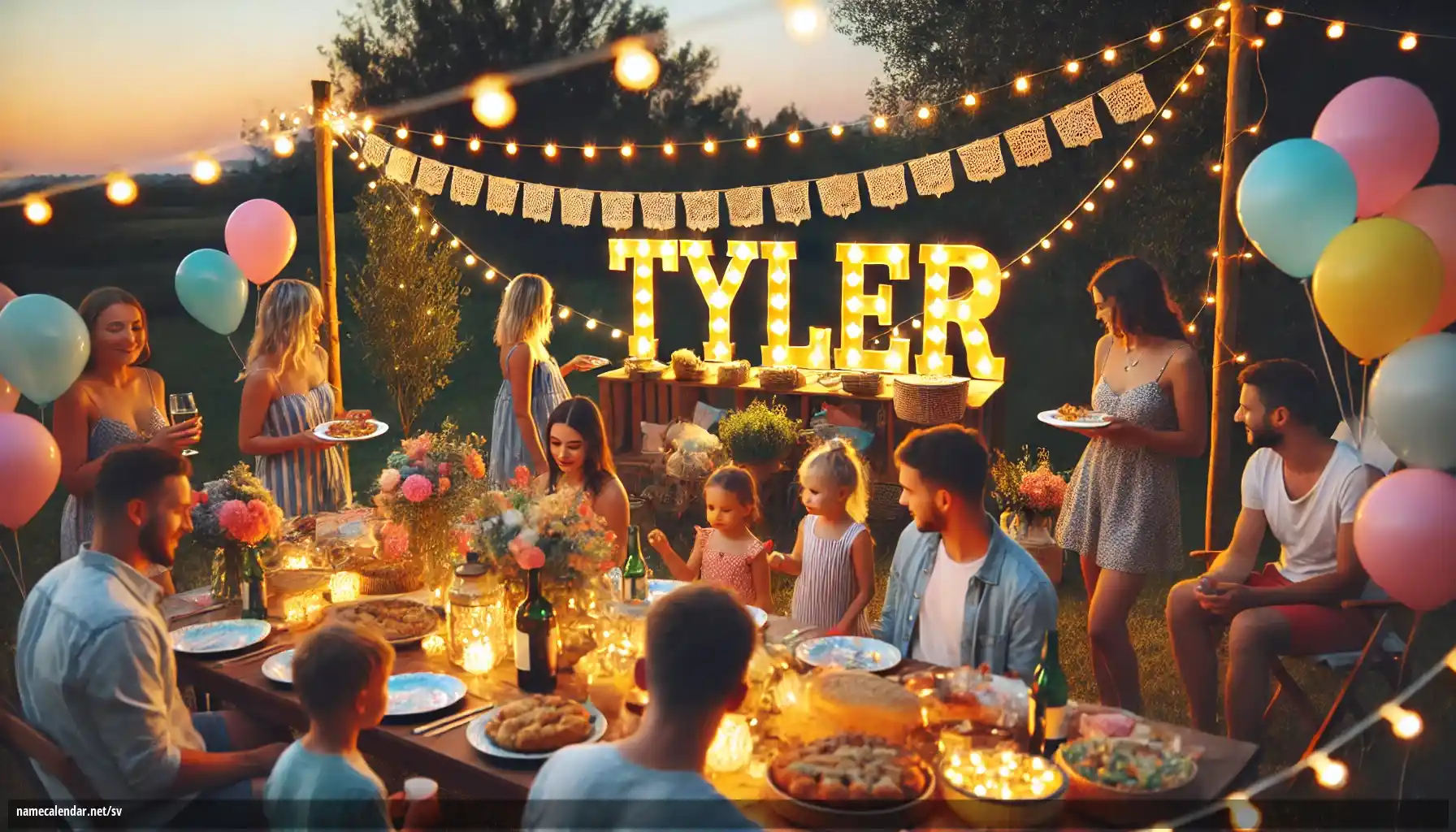 Firande av namnsdag och namn - Tyler