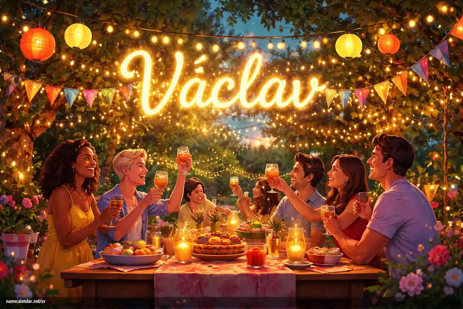 Firande av namnsdag och namn - Václav