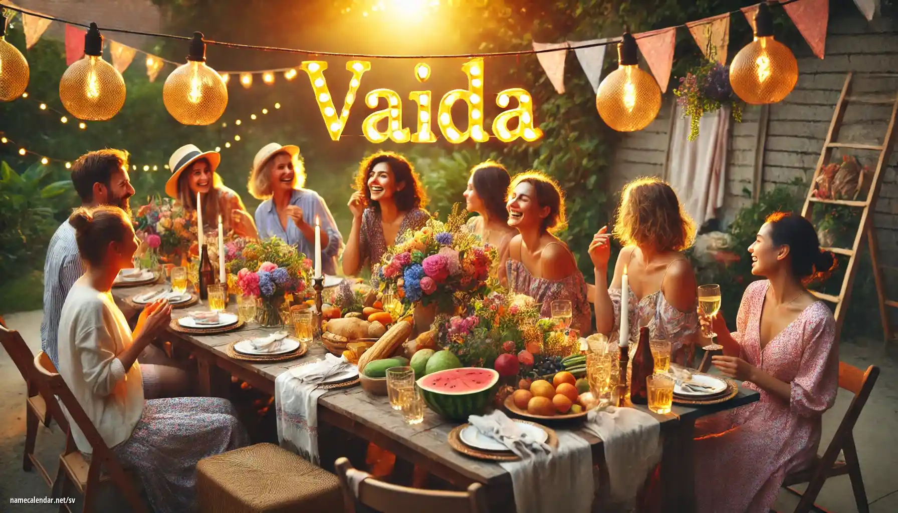 Firande av namnsdag och namn - Vaida