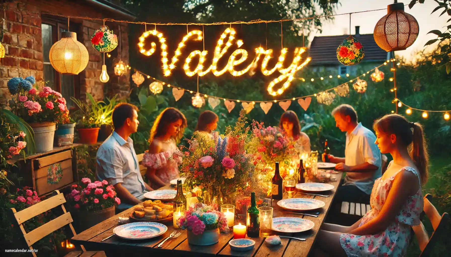 Firande av namnsdag och namn - Valéry