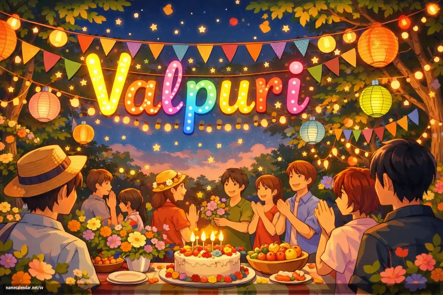 Firande av namnsdag och namn - Valpuri