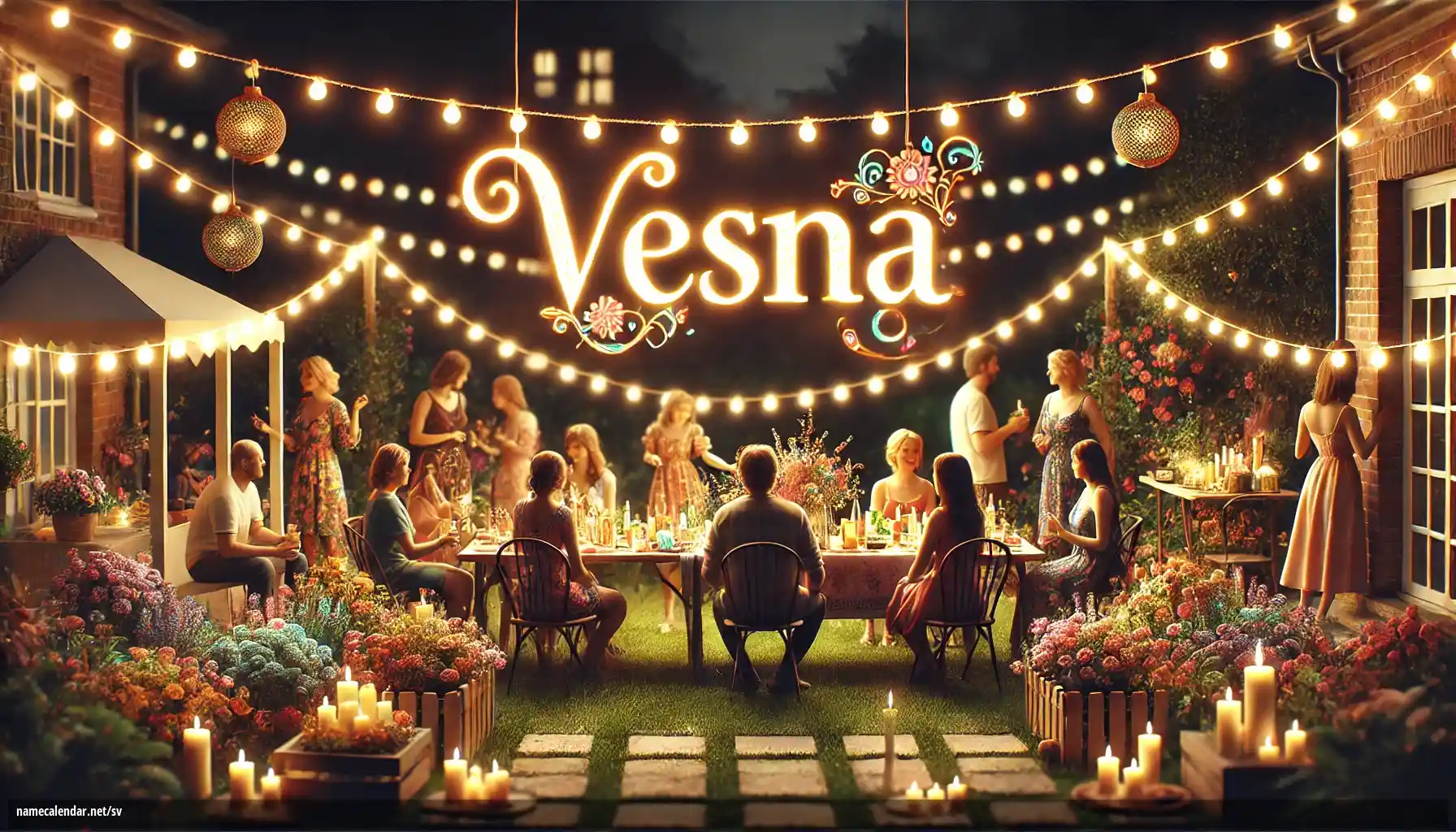 Firande av namnsdag och namn - Vesna