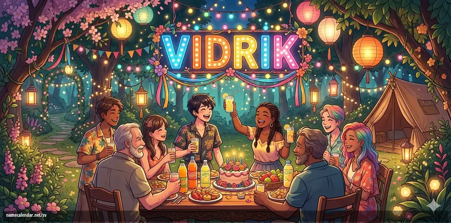 Firande av namnsdag och namn - Vidrik