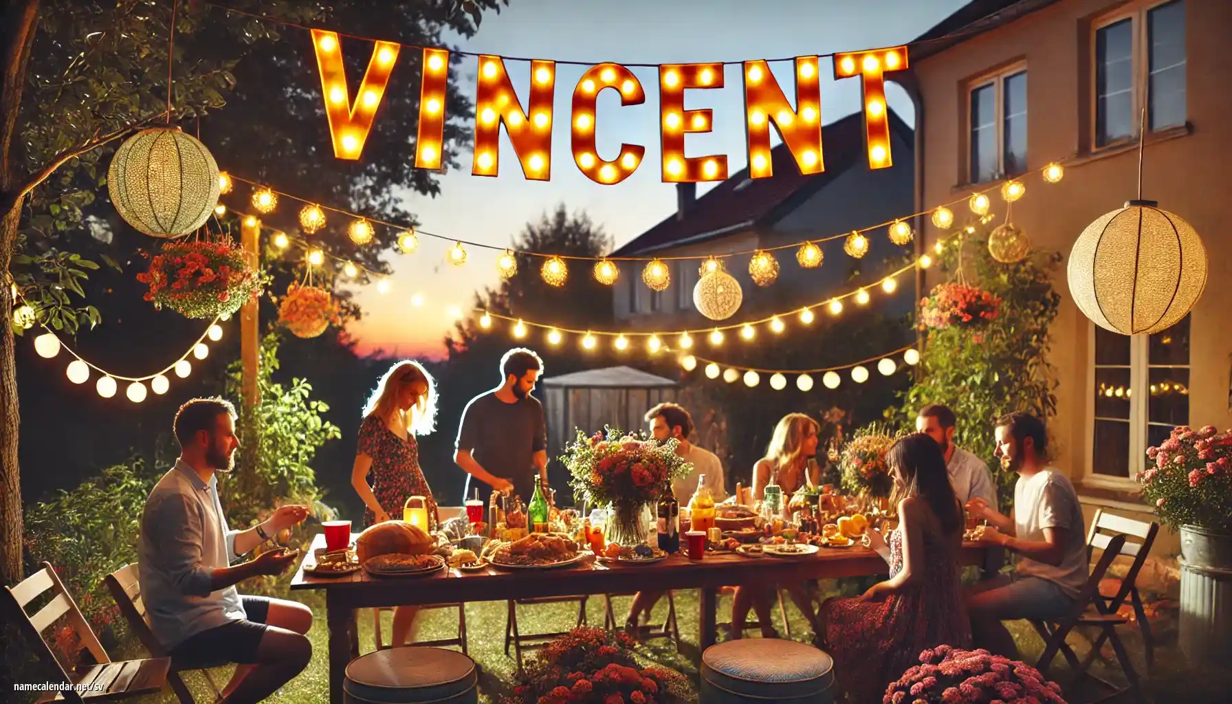 Firande av namnsdag och namn - Vincent