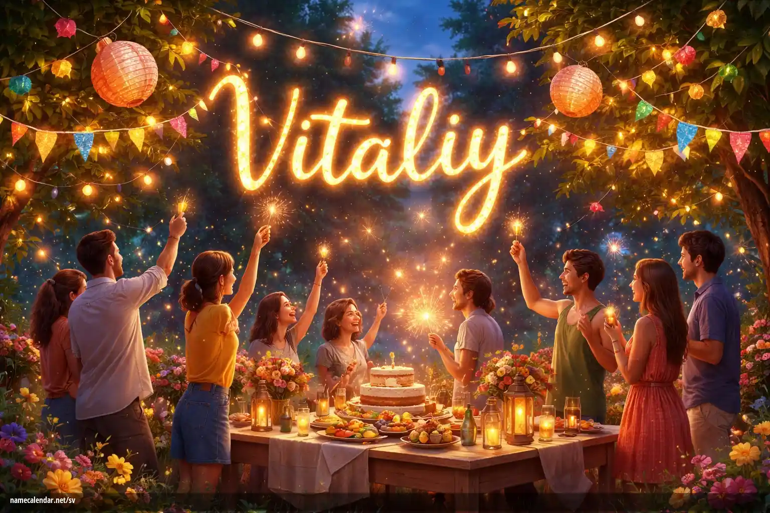 Firande av namnsdag och namn - Vitaliy