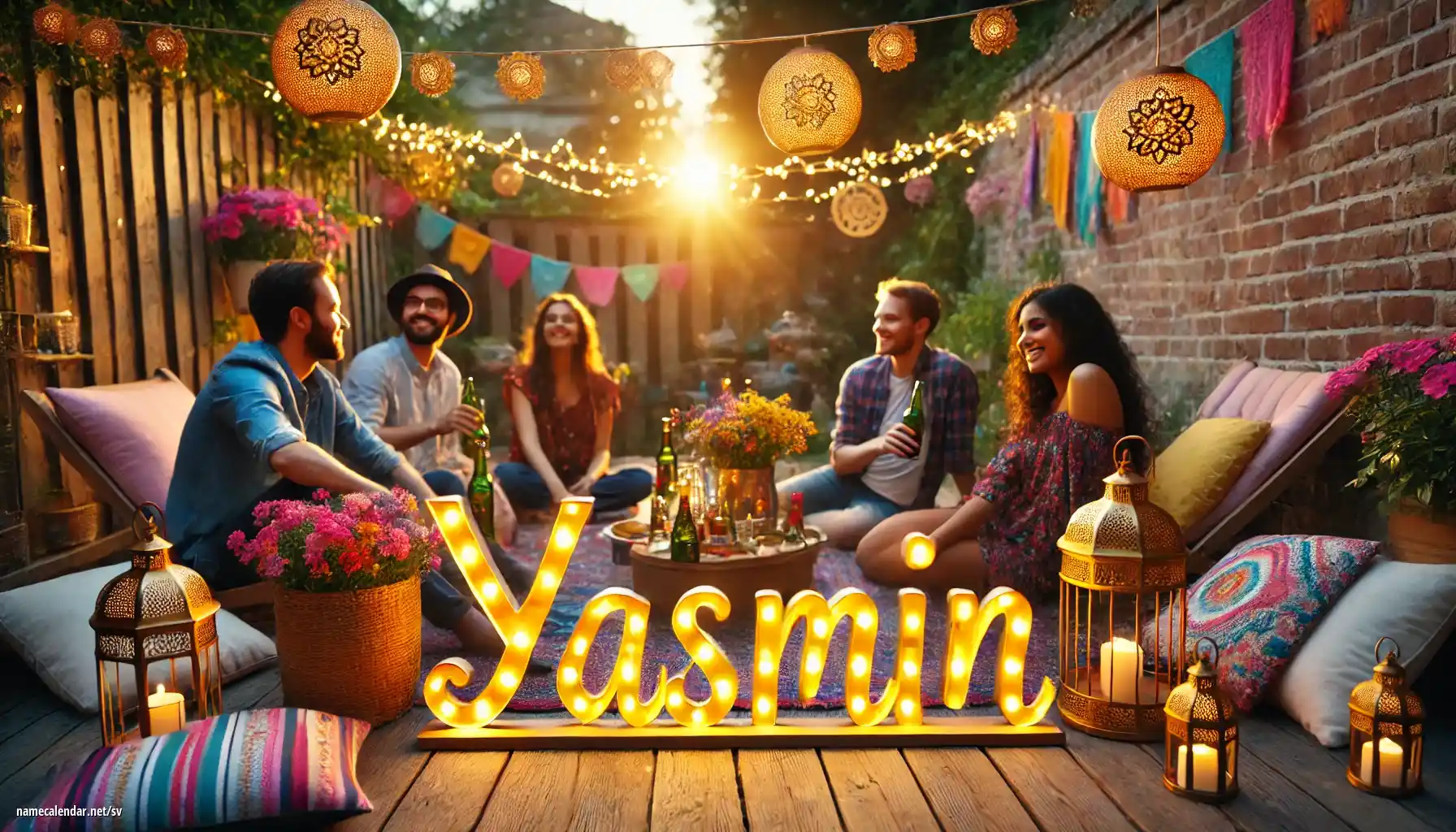 Firande av namnsdag och namn - Yasmin