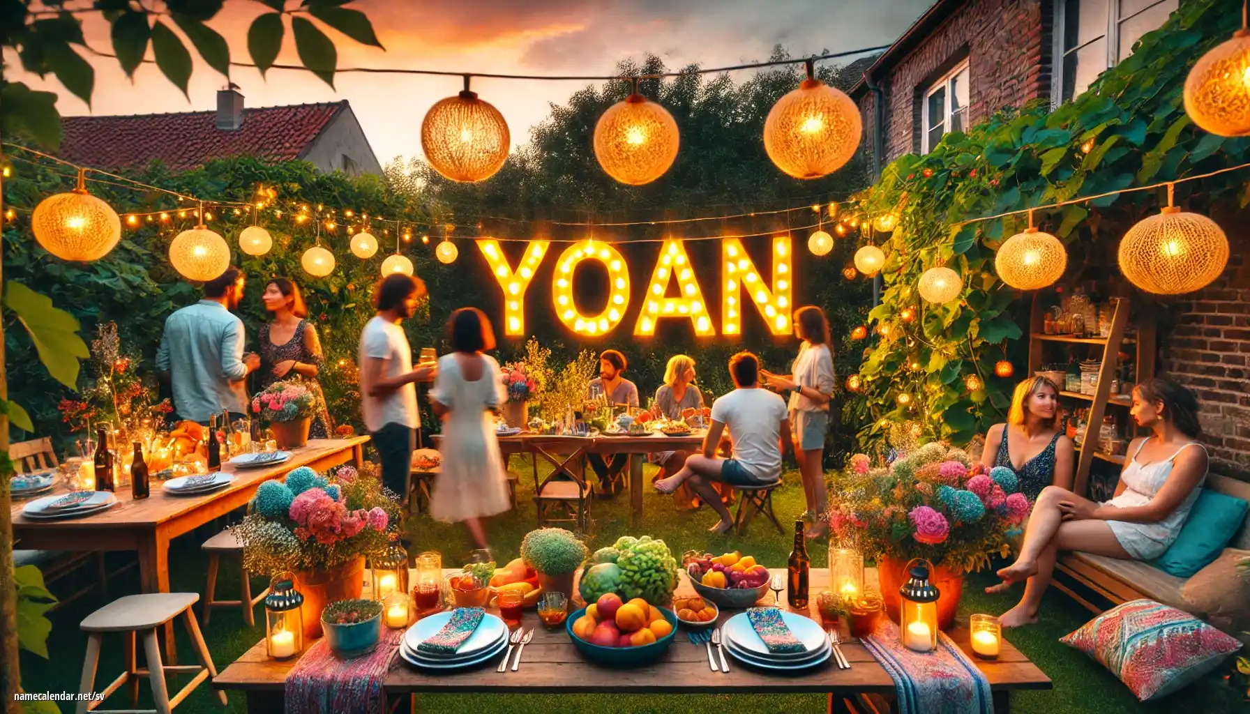 Firande av namnsdag och namn - Yoan