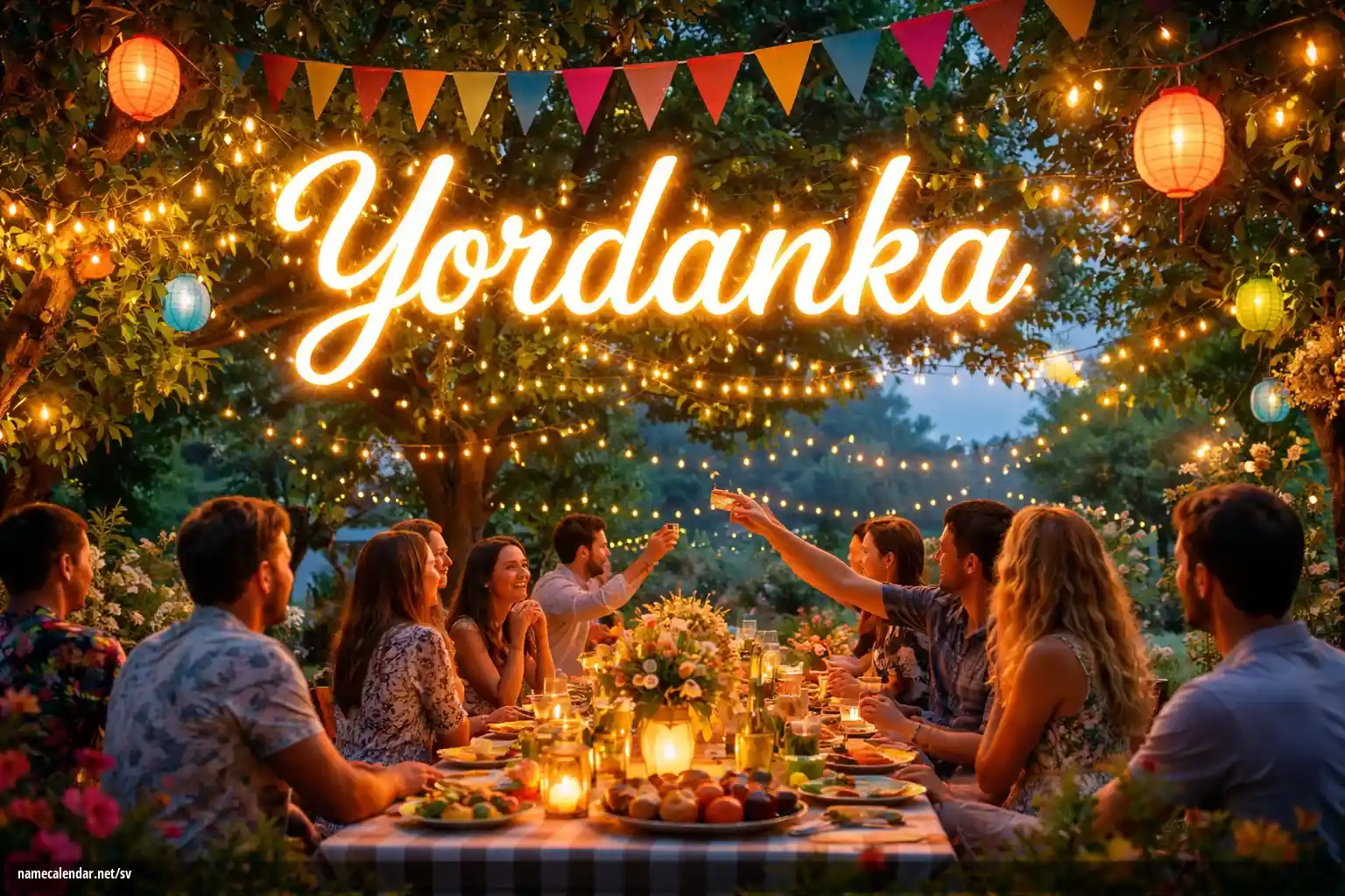 Firande av namnsdag och namn - Yordanka