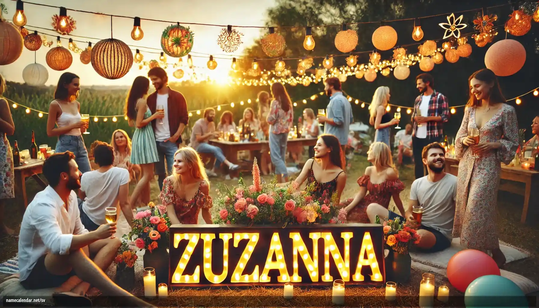 Firande av namnsdag och namn - Zuzanna