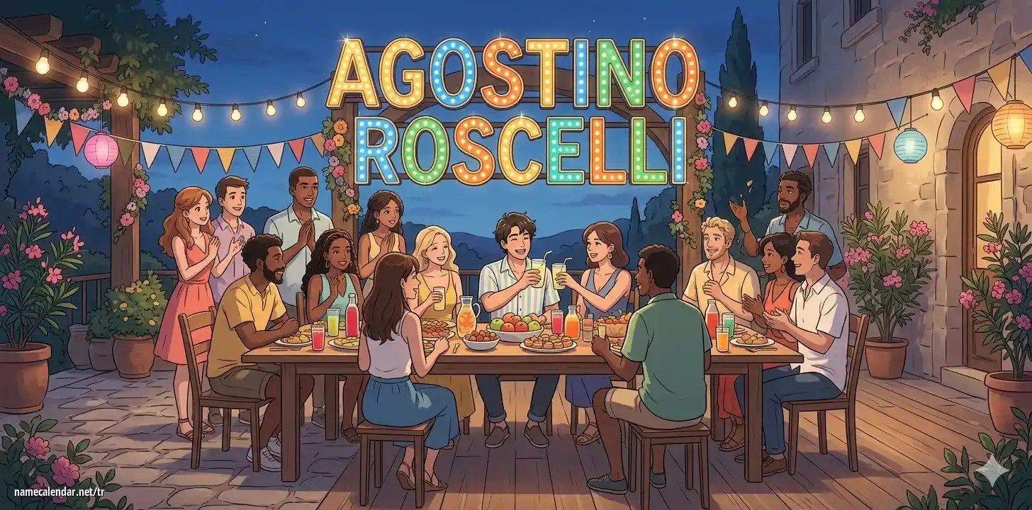 İsim günü ve isim kutlaması - Agostino Roscelli
