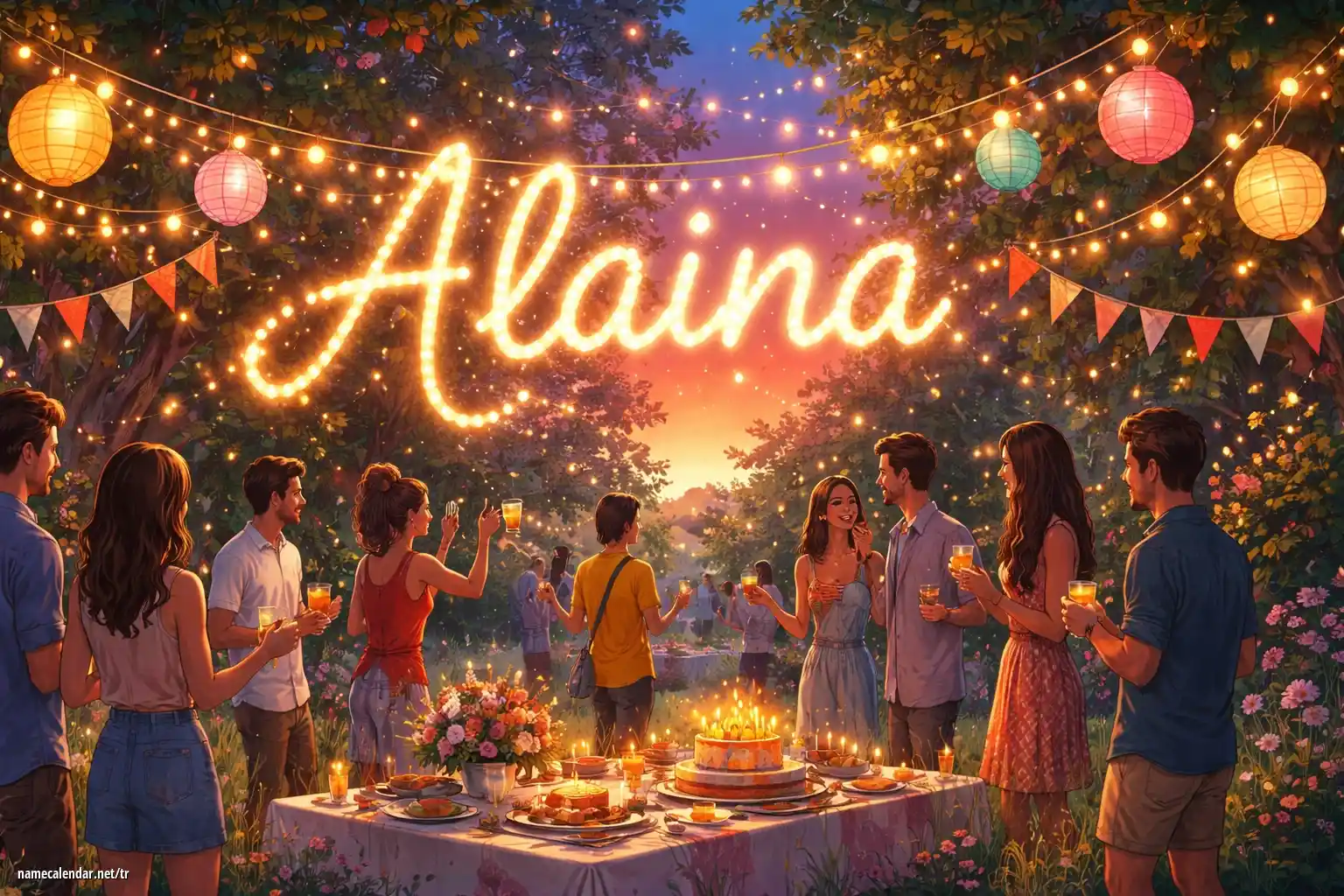 İsim günü ve isim kutlaması - Alaina