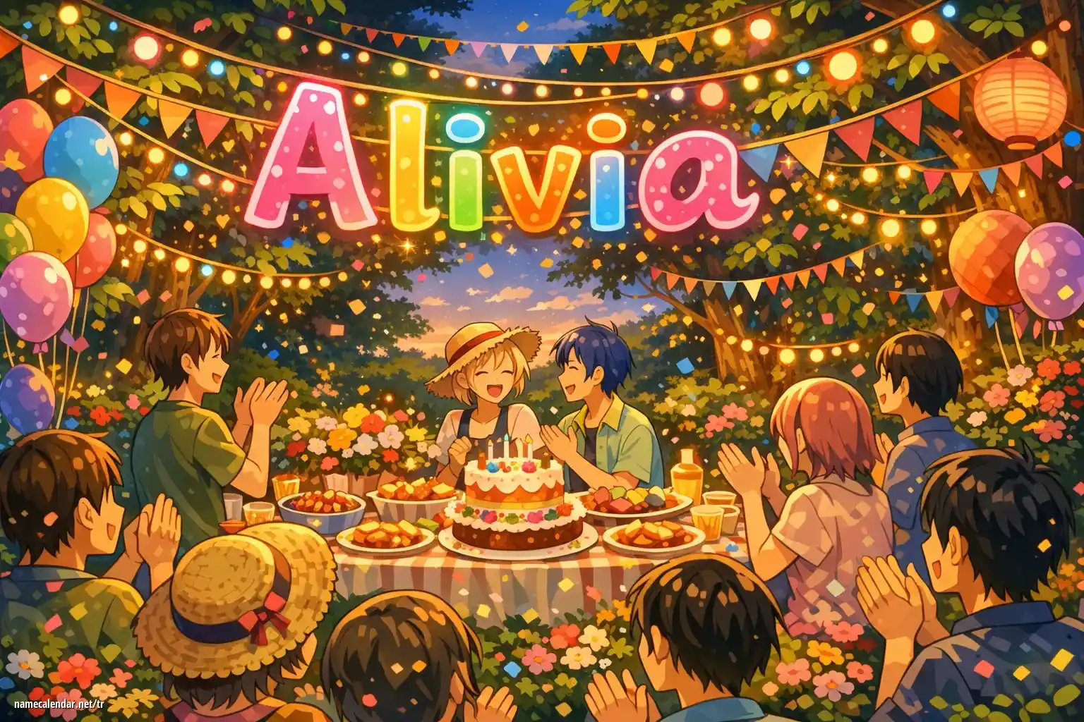 İsim günü ve isim kutlaması - Alivia
