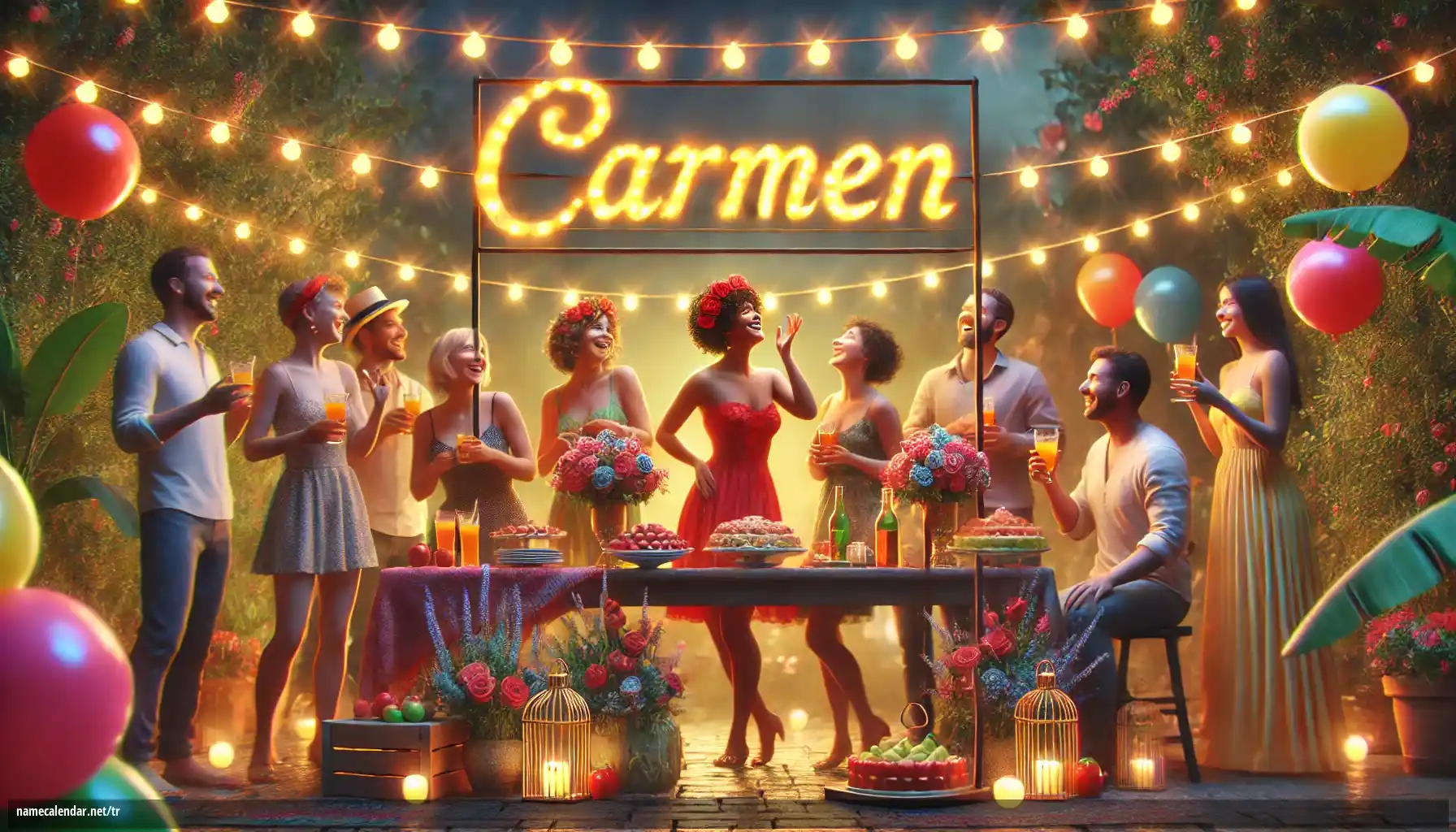 İsim günü ve isim kutlaması - Carmen