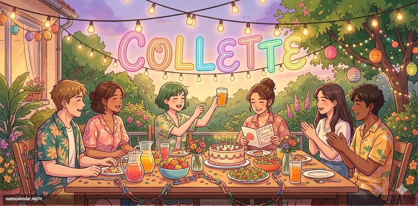 İsim günü ve isim kutlaması - Collette