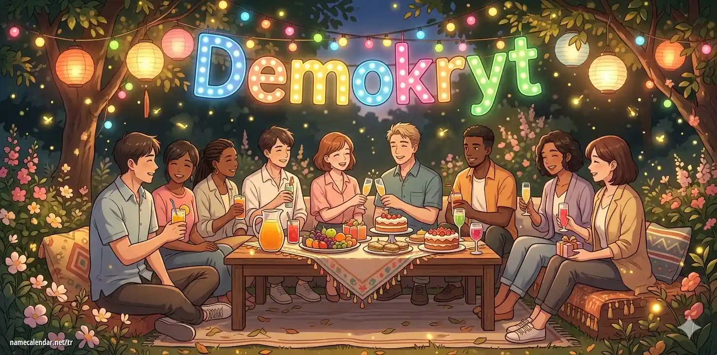 İsim günü ve isim kutlaması - Demokryt