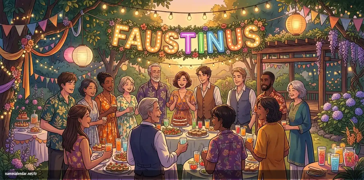 İsim günü ve isim kutlaması - Faustinus