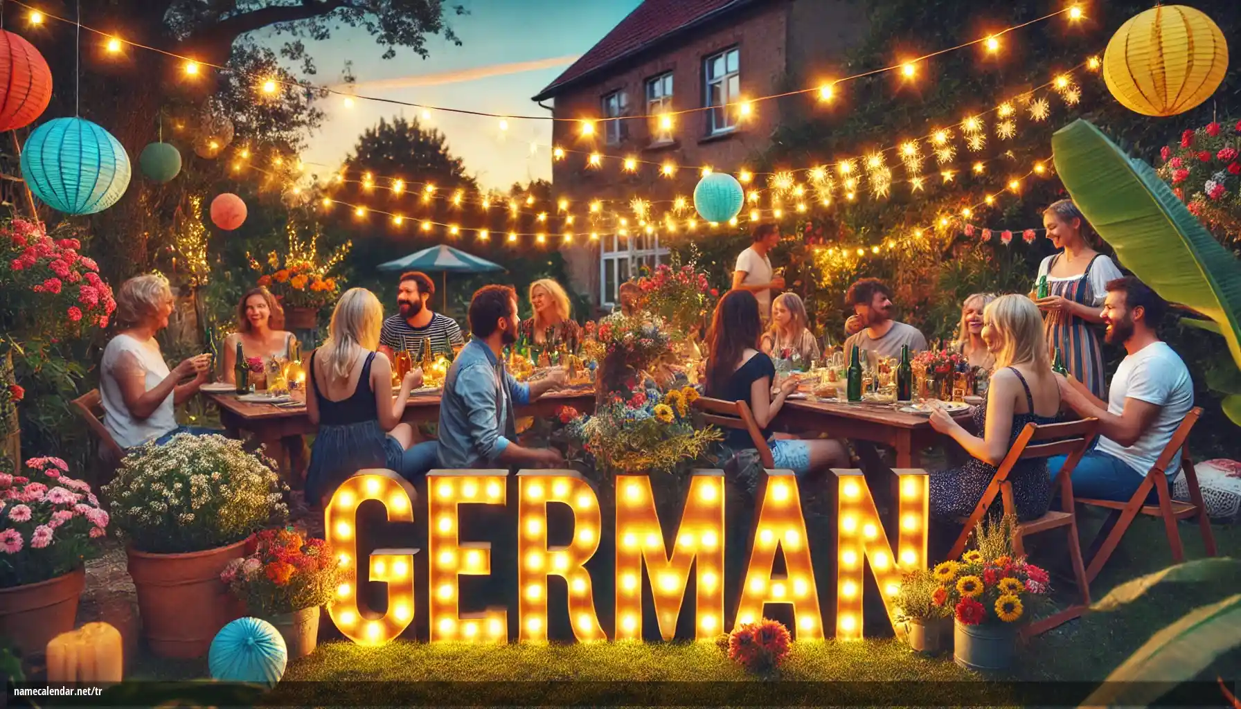 İsim günü ve isim kutlaması - German