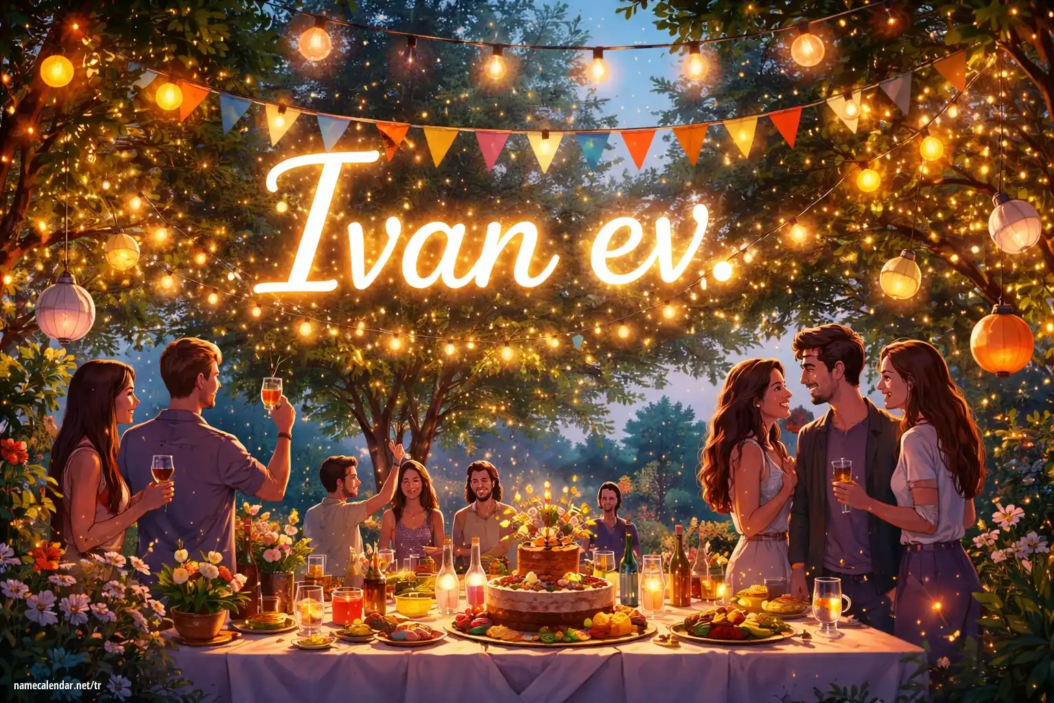 İsim günü ve isim kutlaması - Ivan ev.
