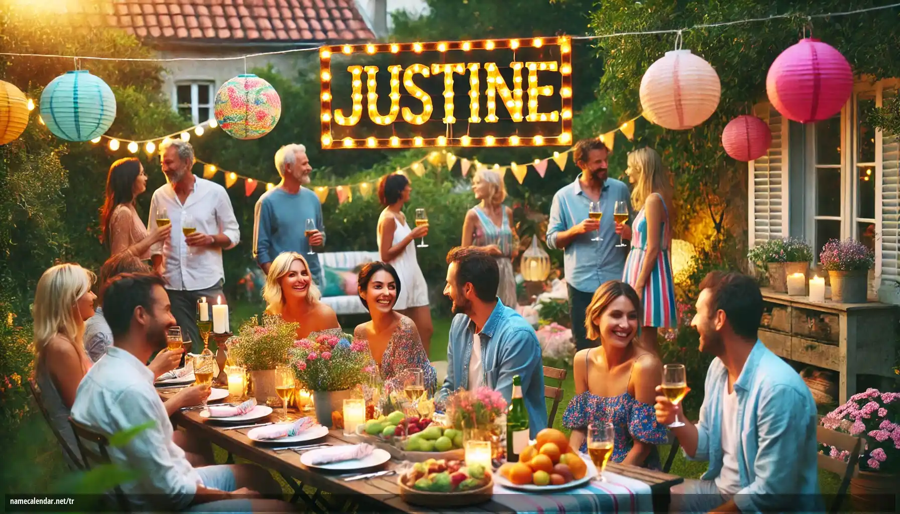 İsim günü ve isim kutlaması - Justine