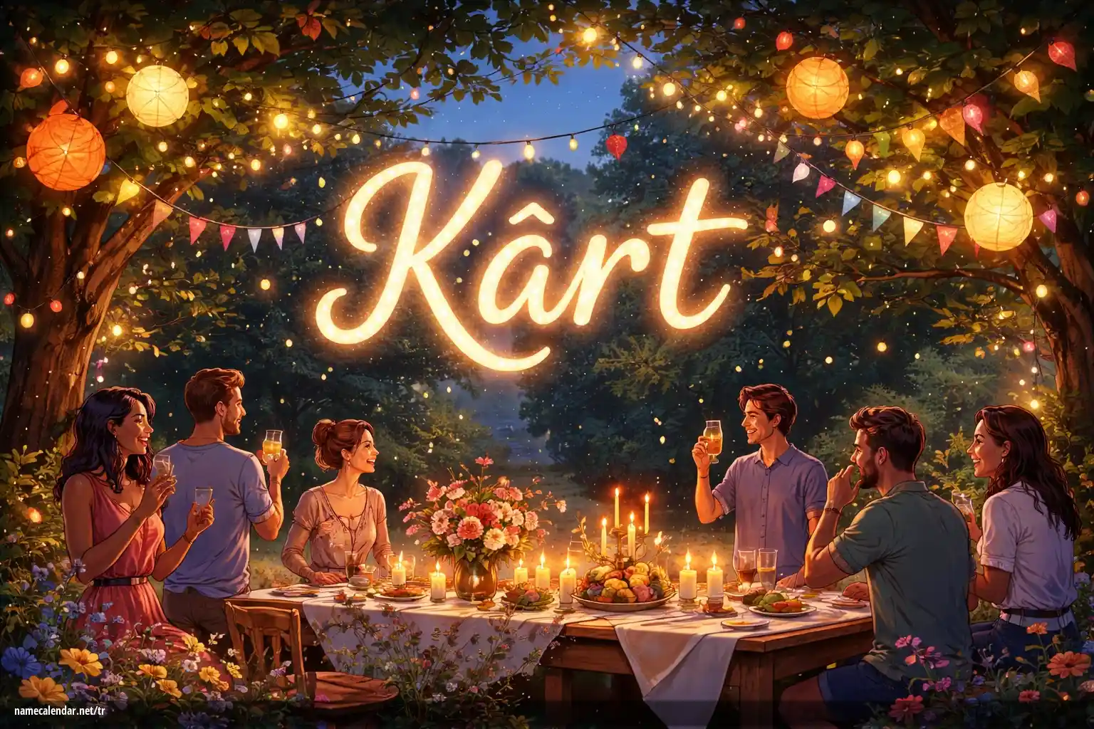 İsim günü ve isim kutlaması - Kart