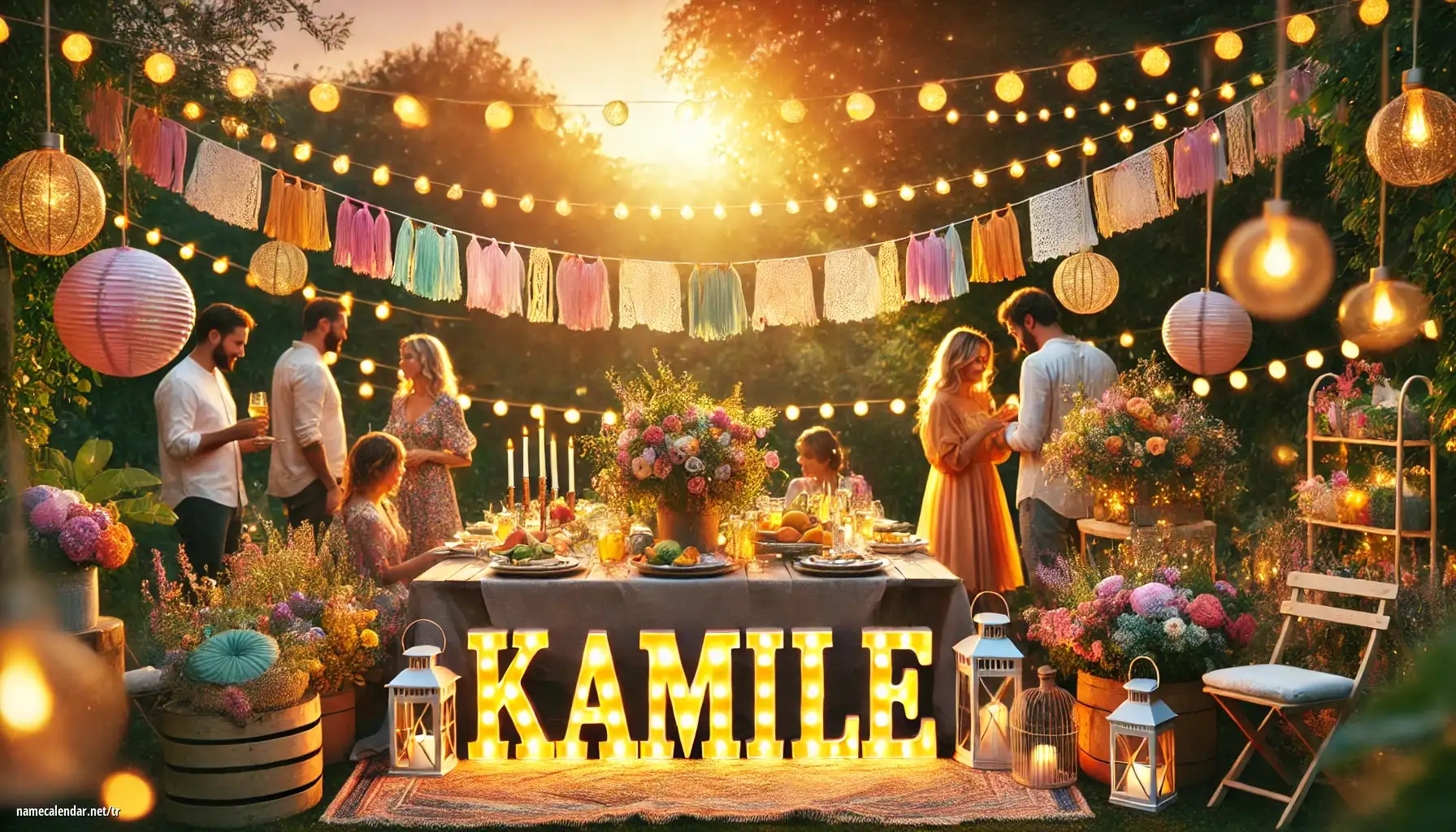 İsim günü ve isim kutlaması - Kamile