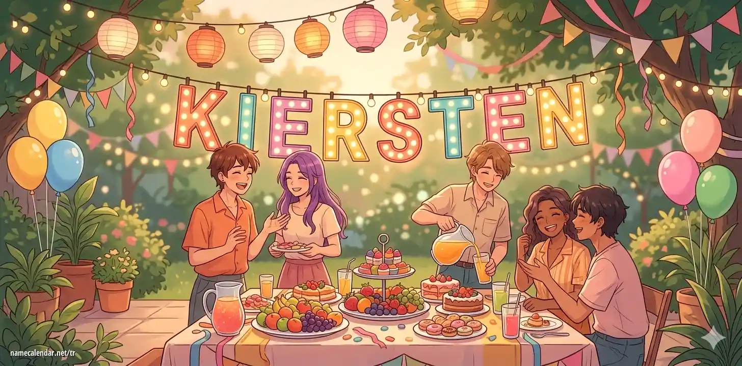 İsim günü ve isim kutlaması - Kiersten