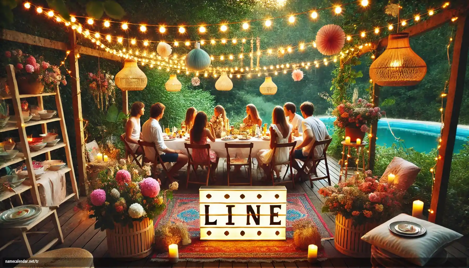 İsim günü ve isim kutlaması - Line