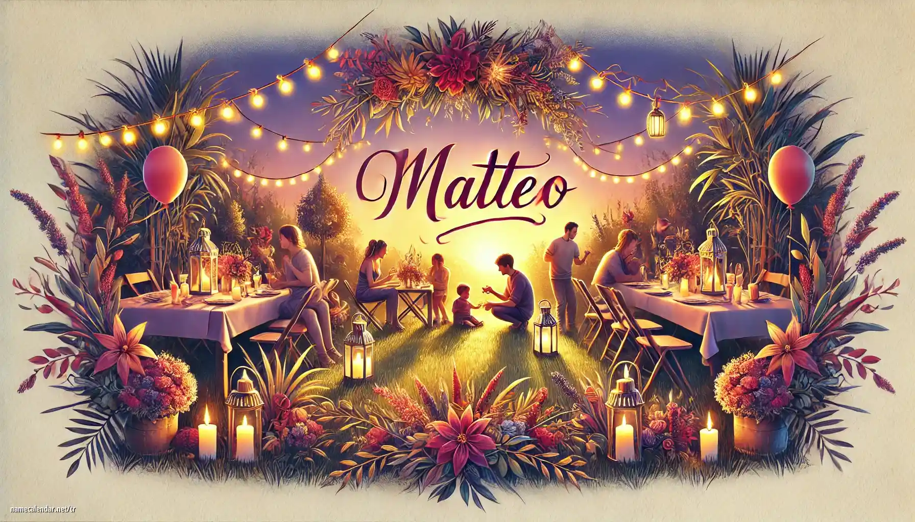 İsim günü ve isim kutlaması - Matteo