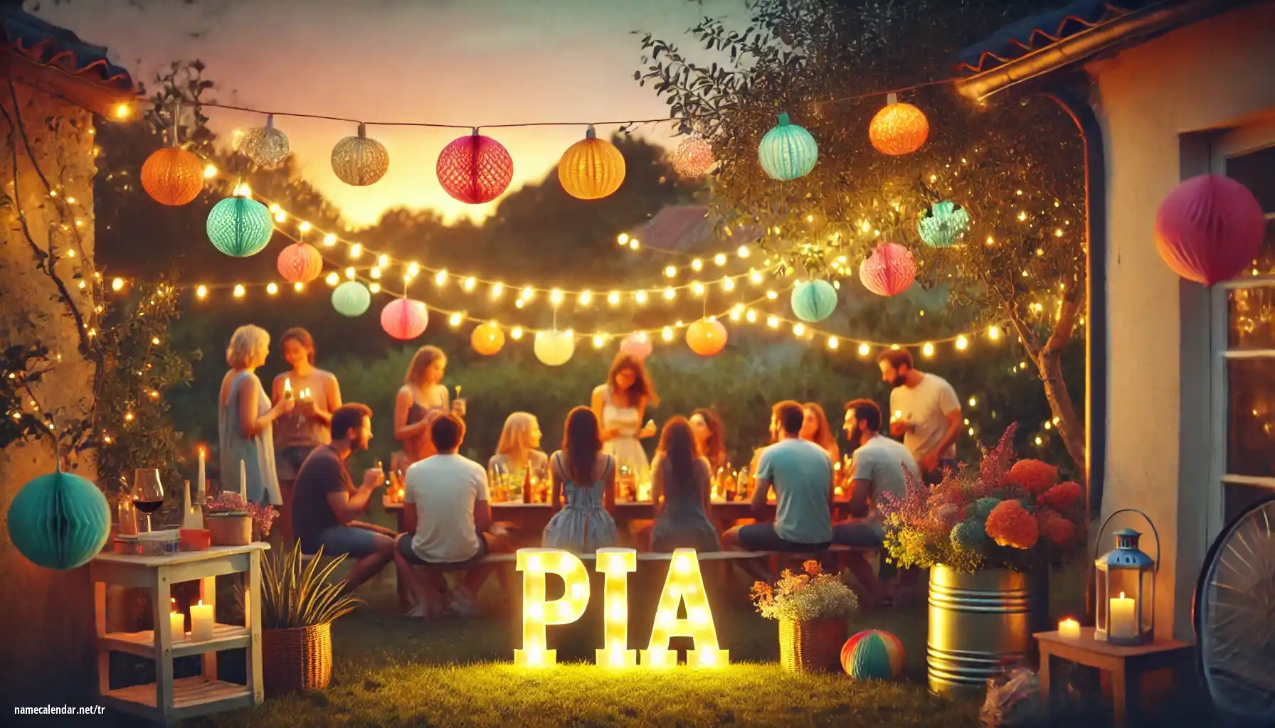 İsim günü ve isim kutlaması - Pía