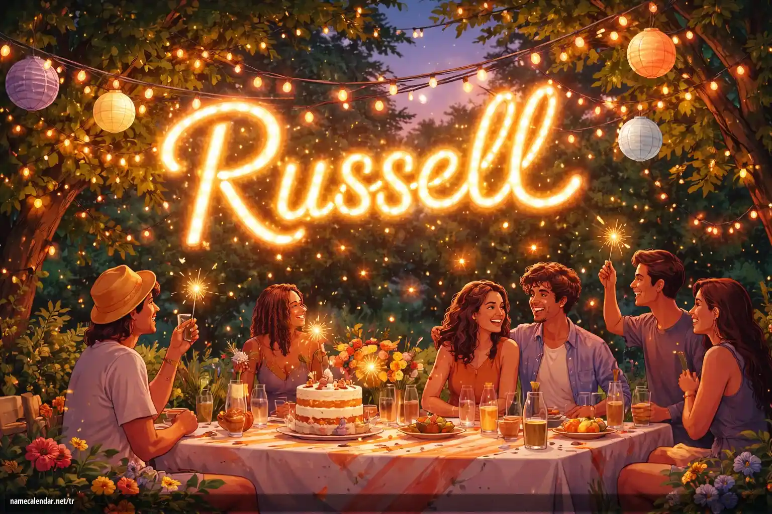 İsim günü ve isim kutlaması - Russell