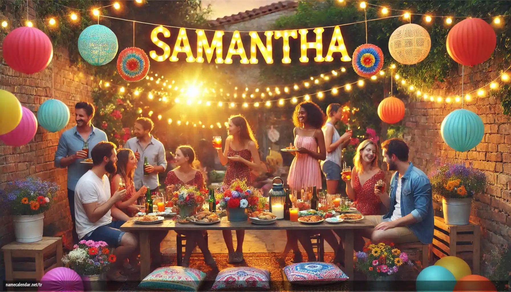 İsim günü ve isim kutlaması - Samantha