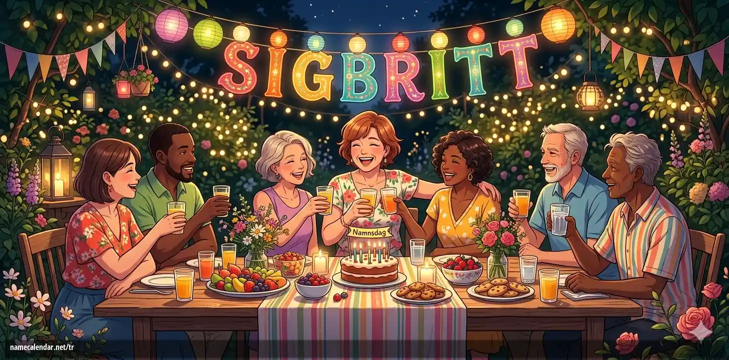 İsim günü ve isim kutlaması - Sigbritt