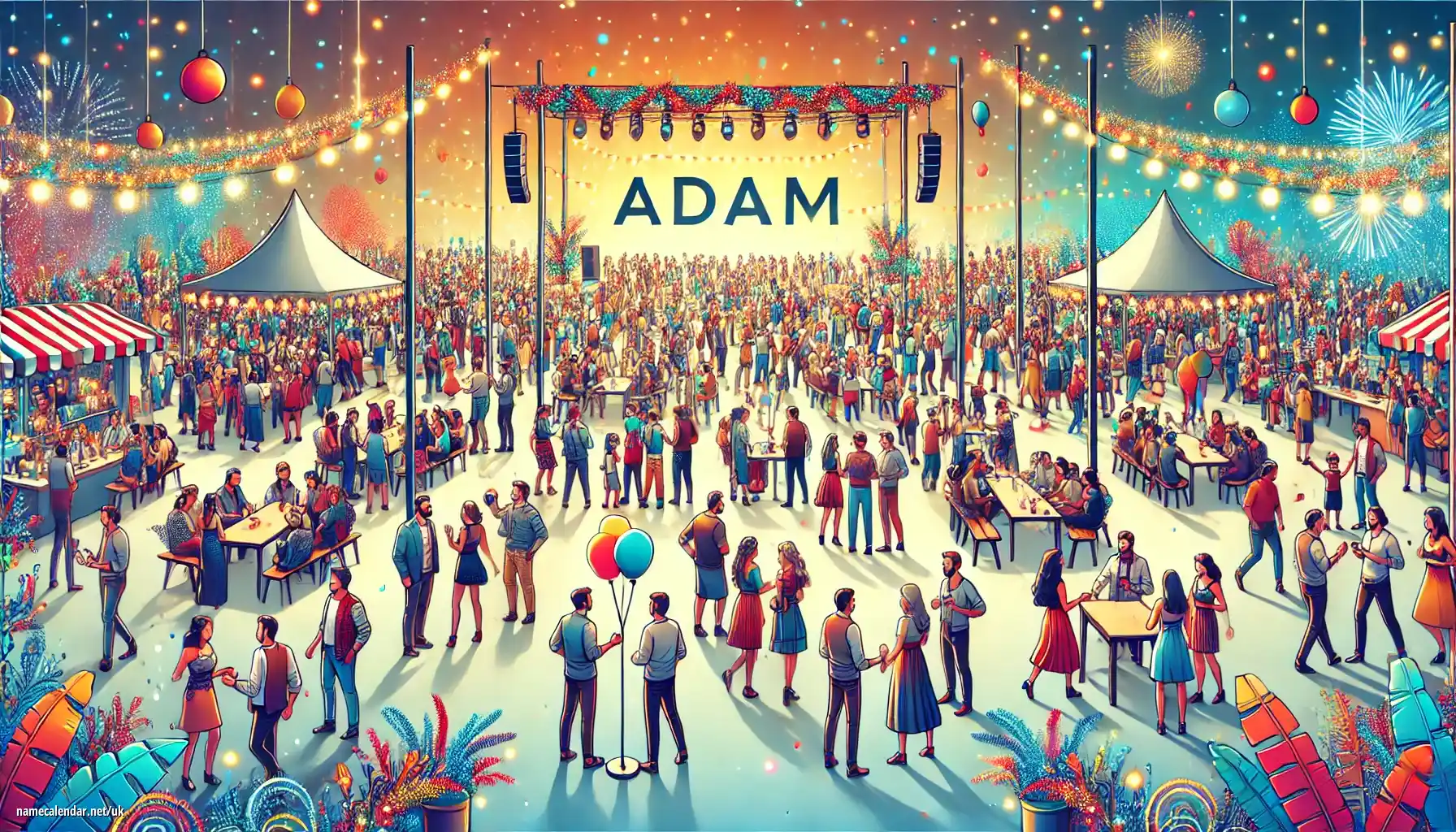 Святкування іменин та імен - Adam