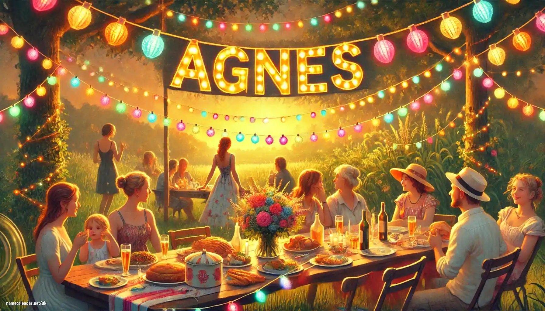 Святкування іменин та імен - Agnès