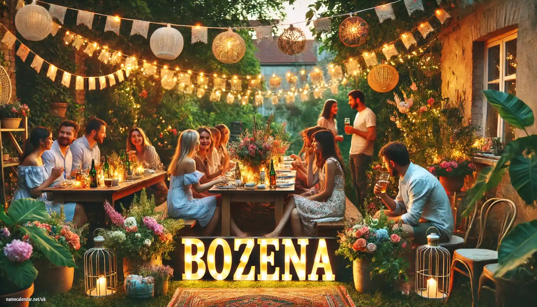 Святкування іменин та імен - Božena