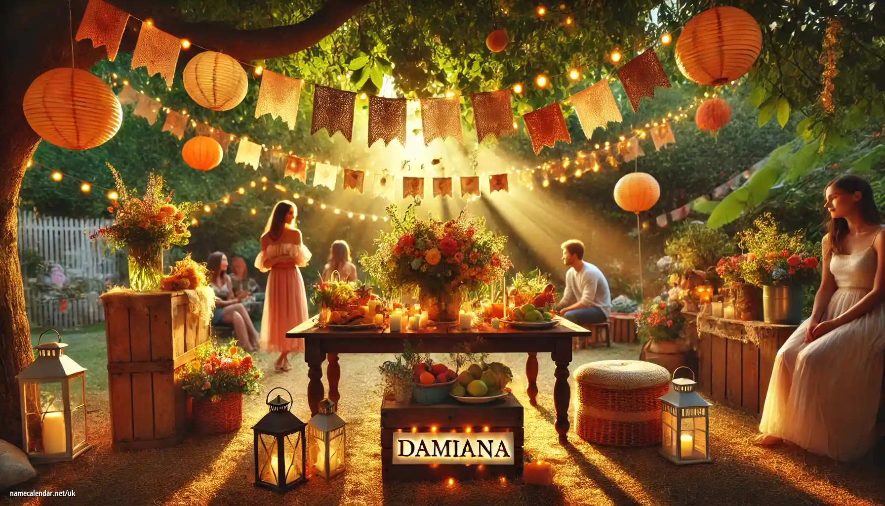 Святкування іменин та імен - Damiana