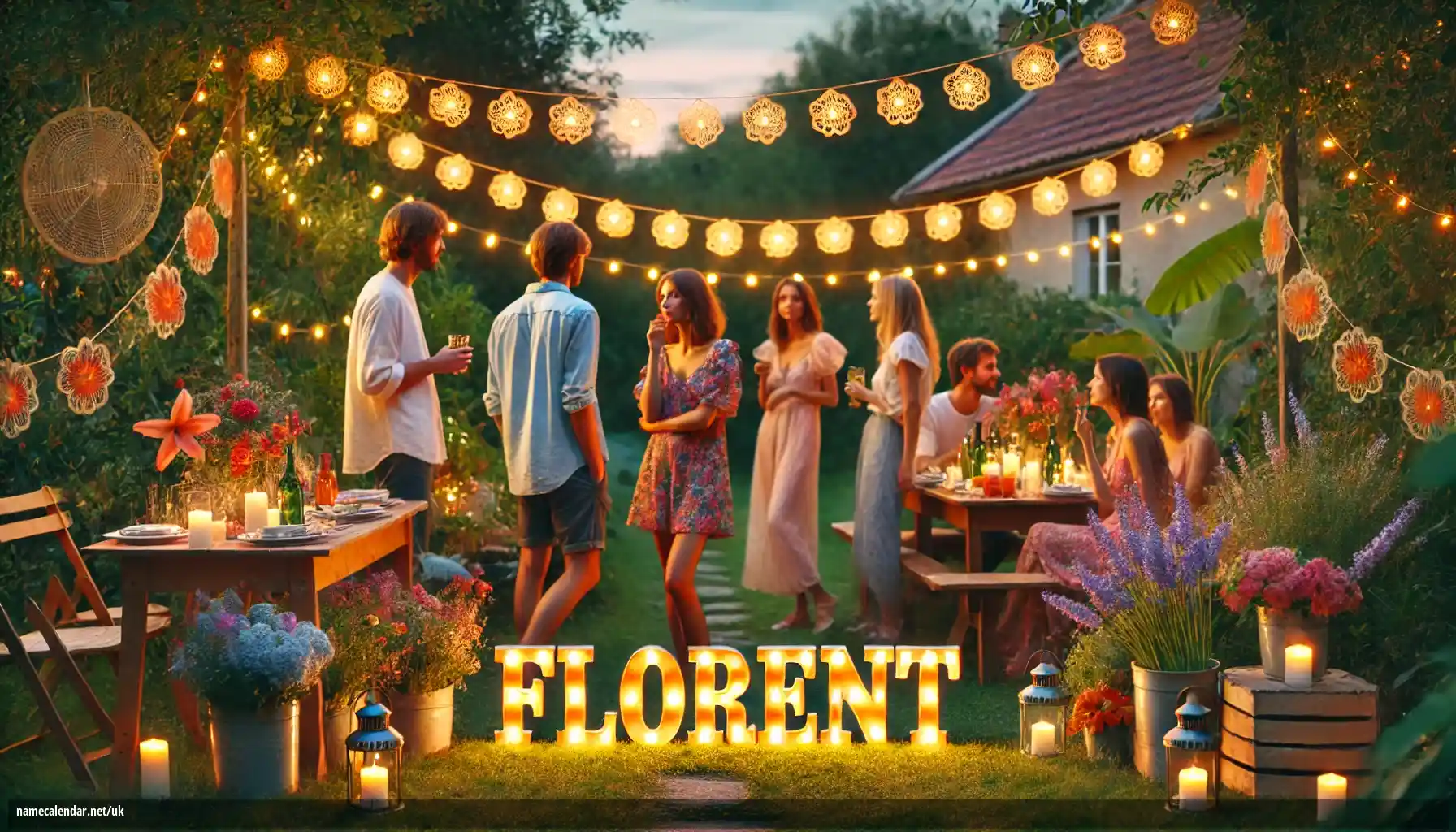 Святкування іменин та імен - Florent