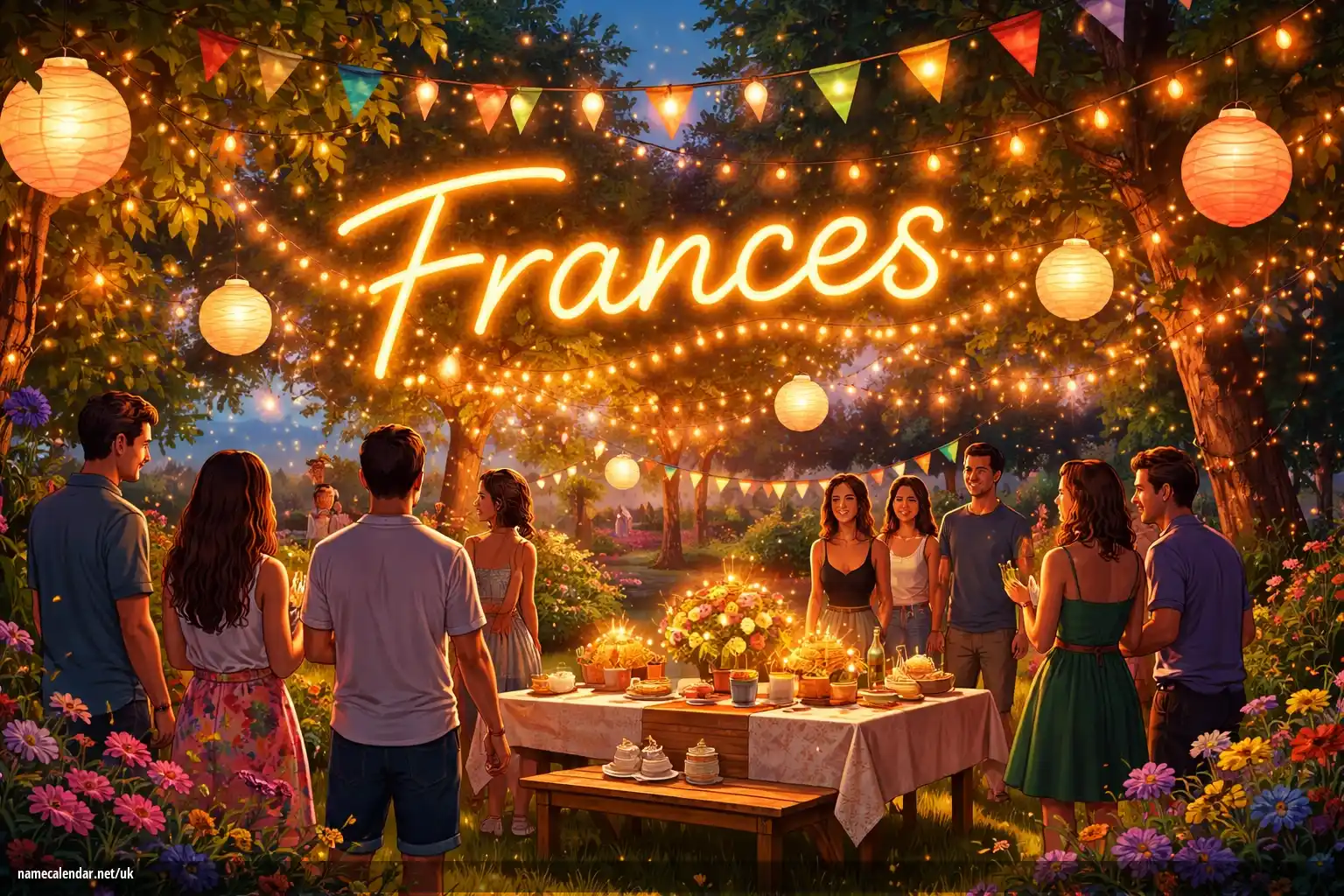 Святкування іменин та імен - Frances