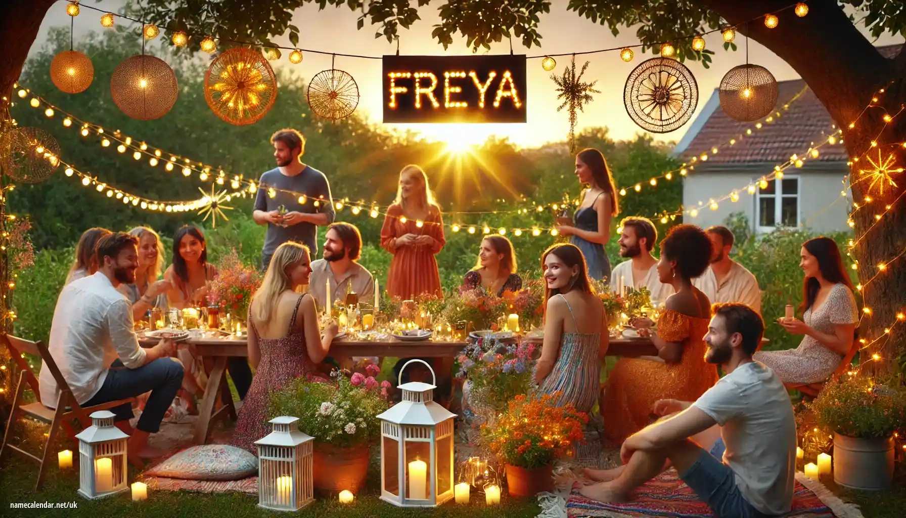 Святкування іменин та імен - Freya